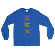 TRIBAL TURTLES VERTICAL Long Sleeve T-Shirt - COOOL CATS