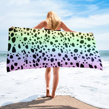 RAINBOW DALMATIANS SPOTS Towel - COOOL CATS