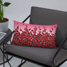 Red Bed of Roses designer Basic Pillow by John A. Conroy