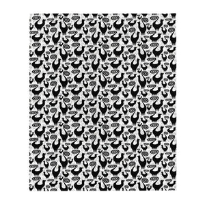 SNOOTY CATS Throw Blanket