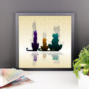 ALLEY CATS Framed poster - COOOL CATS