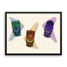 TIKI GUYS Framed poster - COOOL CATS