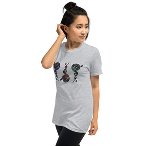 RAINBOW SNAKES Short-Sleeve Unisex T-Shirt