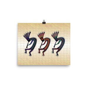 THREE KOKOPELLI Poster - COOOL CATS