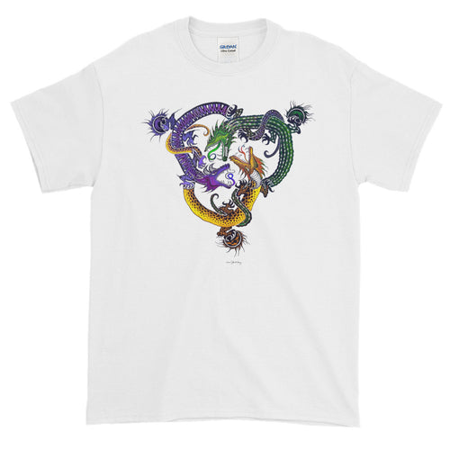 DRAGON CIRCLE Short-Sleeve T-Shirt - COOOL CATS