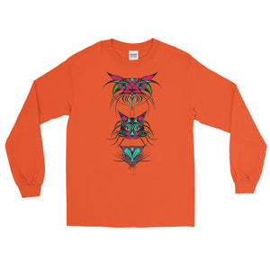 TRIBAL  CATS Long Sleeve T-Shirt - COOOL CATS