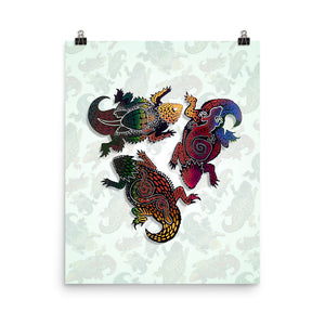 HORNY TOAD Poster - COOOL CATS