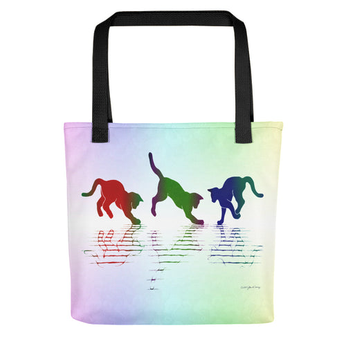 RAINBOW REFLECTIONS Tote bag - COOOL CATS