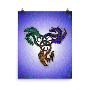 GOTHIC DRAGON Poster - COOOL CATS