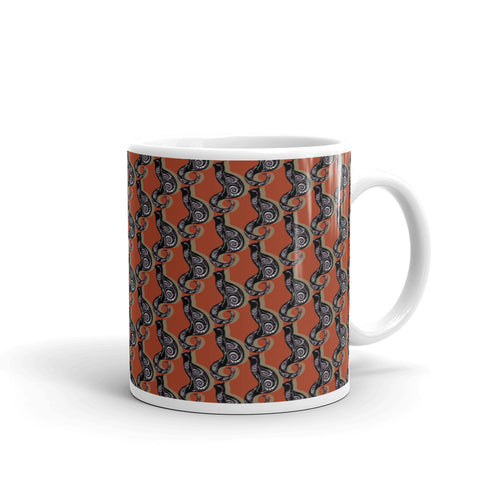 SWIRLY CATS GALORE Mug - COOOL CATS