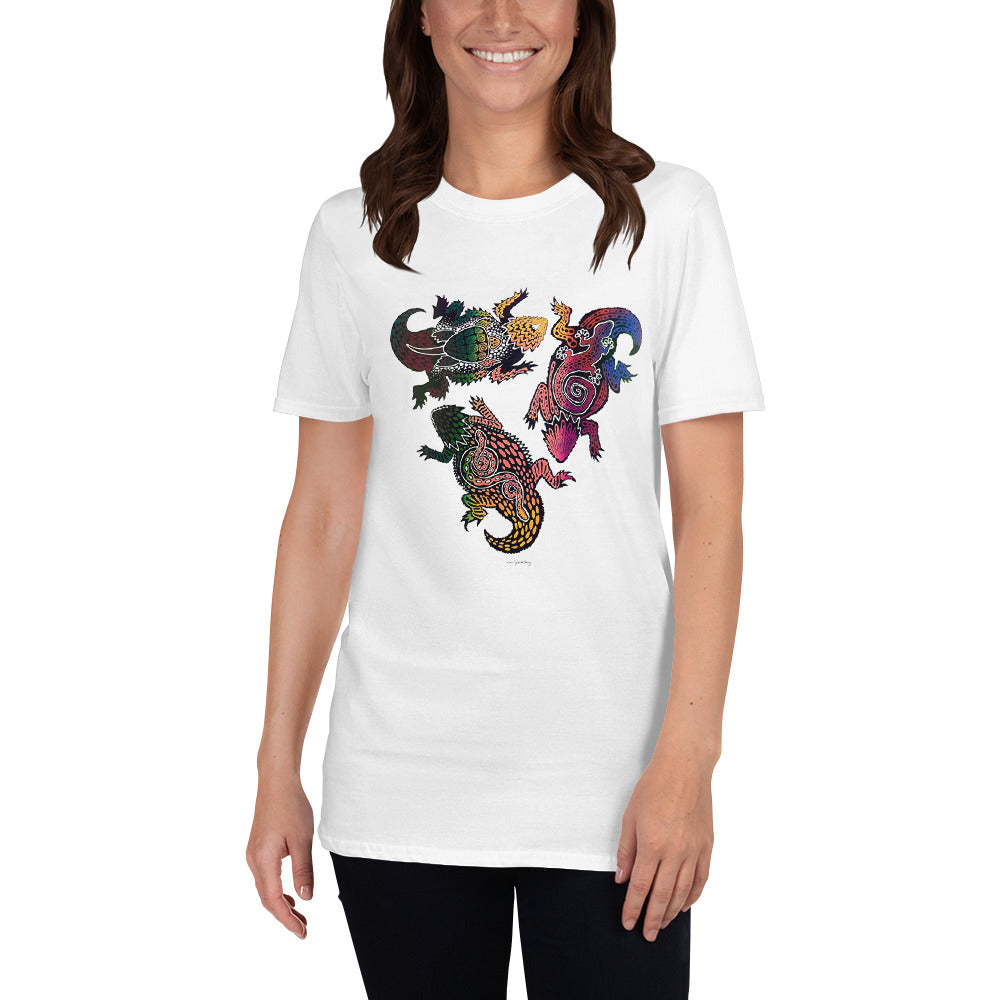 Woman's Horned Lizard Short-Sleeve Unisex T-Shirt