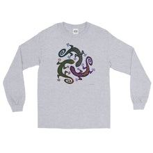 GECKO CIRCLE Long Sleeve T-Shirt - COOOL CATS