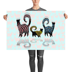 CASHMERE CATS Poster - COOOL CATS