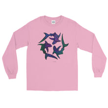 SHARK CIRCLE Long Sleeve T-Shirt - COOOL CATS