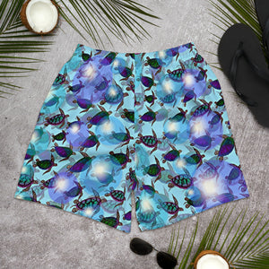 Sea of Turtles Men's Athletic Long Shorts