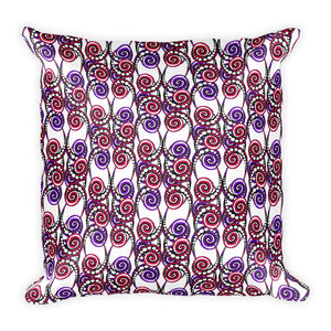 SWIRLY Square Pillow - COOOL CATS