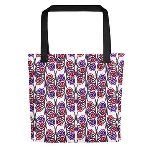 SWIRLY PATTERN Tote bag - COOOL CATS