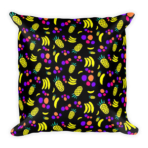 FRUIT COCKTAIL Square Pillow - COOOL CATS