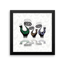 SNOOTY CATS Framed poster - COOOL CATS