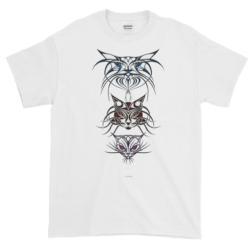 TRIBAL CATS SPIRITS Short-Sleeve T-Shirt - COOOL CATS