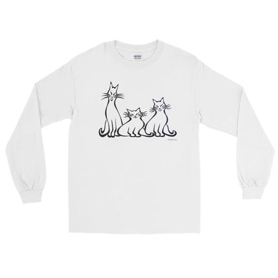 ARISTOCATS Long Sleeve T-Shirt (2 sided front & back) - COOOL CATS