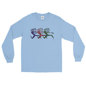 RUNNING KOKOPELLI Long Sleeve T-Shirt - COOOL CATS