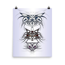 TRIBAL CATS SPIRITS Poster - COOOL CATS