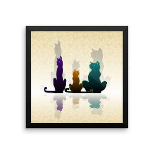 ALLEY CATS Framed poster - COOOL CATS