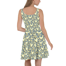 Snooty Cats scatter designer Skater Dress by John A. Conroy