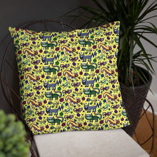 Sneaky Cats designer Basic Pillow by John A. Conroy