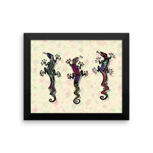 PARTY GECKOS Framed poster - COOOL CATS