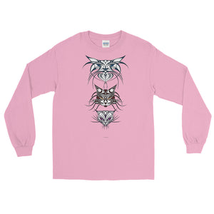 TRIBAL CATS  SPIRITS Long Sleeve T-Shirt - COOOL CATS