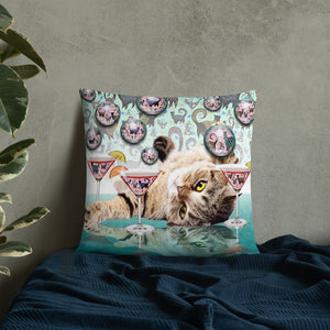 COSMO CAT COCKTAIL Basic Pillow