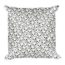 ANGORA KITTEN FACES Square Pillow - COOOL CATS