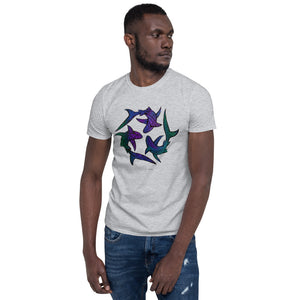 SHARK CIRCLE Short-Sleeve Unisex T-Shirt