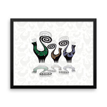 SNOOTY CATS Framed poster - COOOL CATS