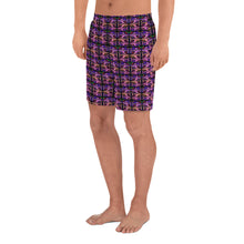 Red Violet Sharks Men's Athletic Long Shorts