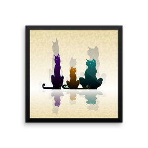 ALLEY CATS Framed poster - COOOL CATS