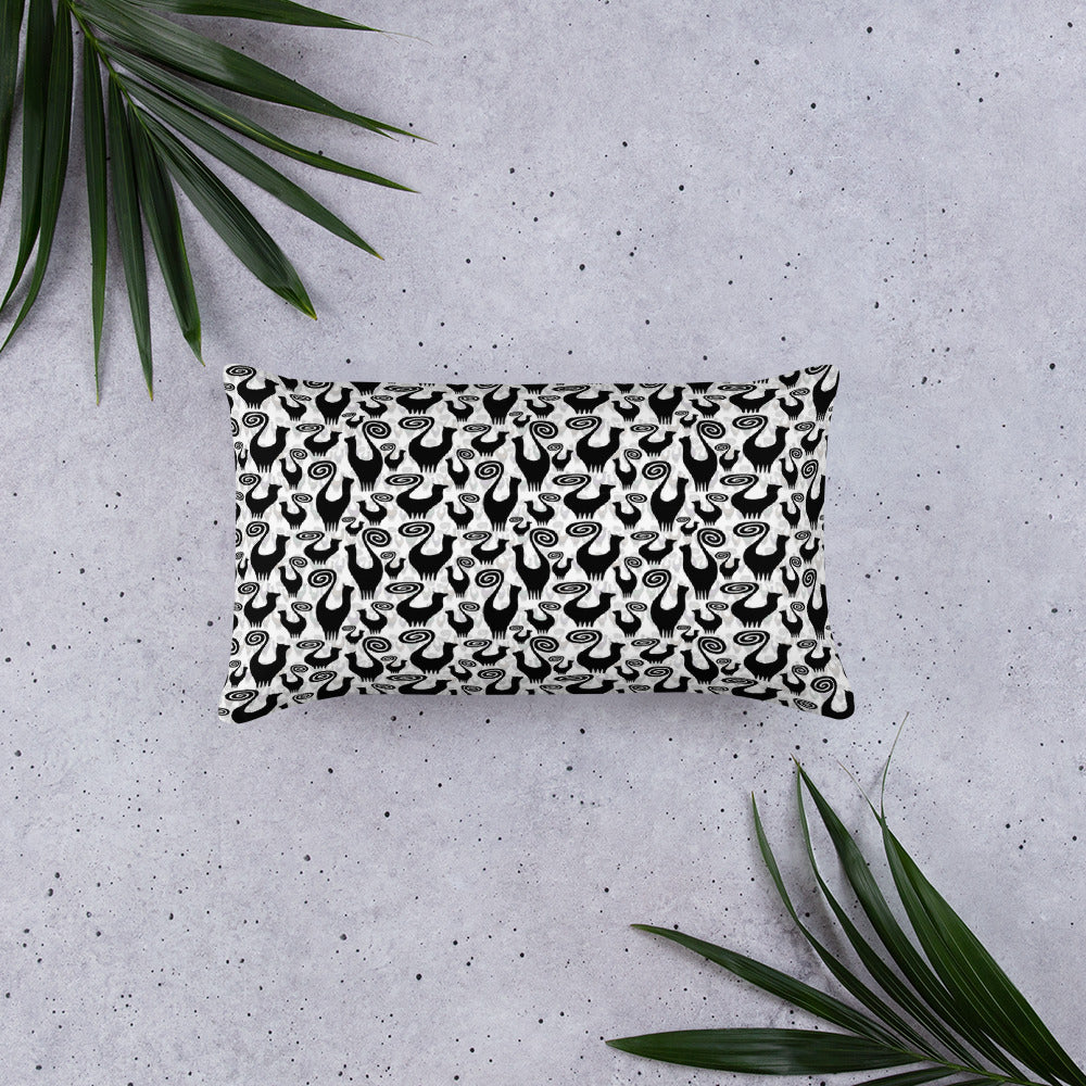 Snooty Cats pattern Basic Pillow