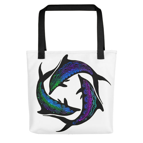 DOLPHIN CIRCLE Tote bag - COOOL CATS