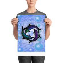 DOLPHIN CIRCLE Poster - COOOL CATS