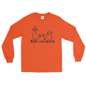 ARISTOCATS Long Sleeve T-Shirt (2 sided front & back) - COOOL CATS