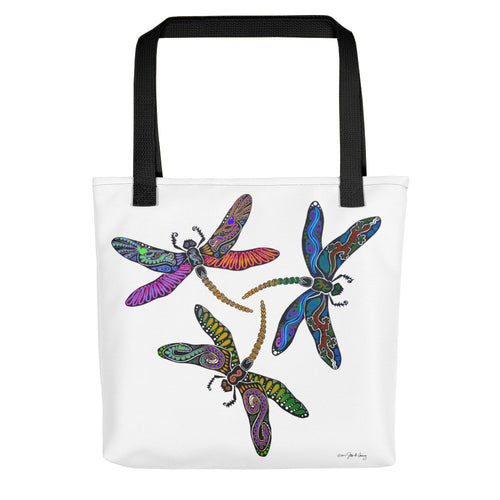 DRAGONFLY CIRCLE Tote bag - COOOL CATS