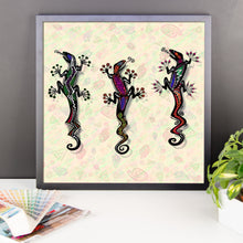 PARTY GECKOS Framed poster - COOOL CATS