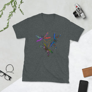 DRAGONFLY CIRCLE unisex t-shirt