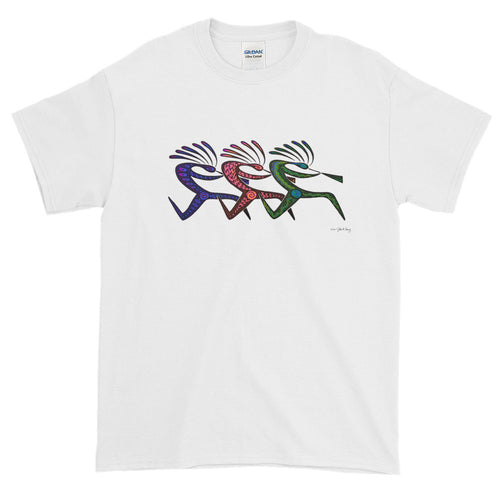 RUNNING KOKOPELLI Short-Sleeve T-Shirt - COOOL CATS