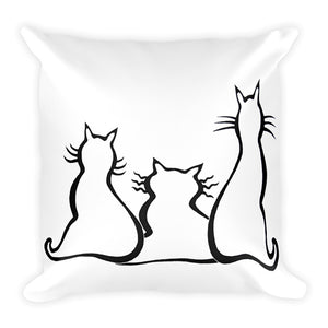 ARISTOCATS Square Pillow (2 sided front & back) - COOOL CATS