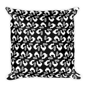 BLACK SNOOTY Square Pillow - COOOL CATS