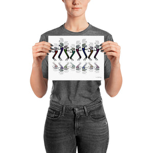 JAZZY KOKOPELLI LINE DANCE Poster