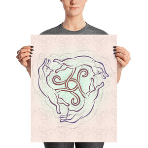 CAT KNOT Poster - COOOL CATS